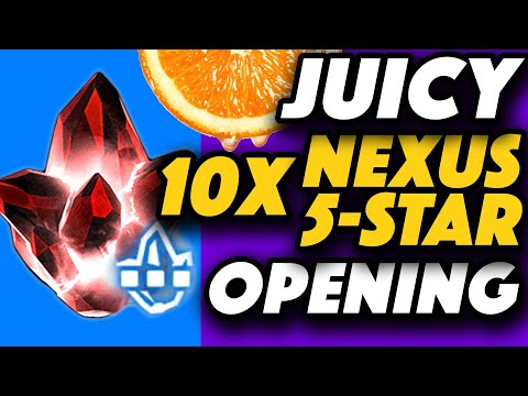 10x NEXUS CRYSTAL OPENING! Realm Compensation Crystal Opening!
