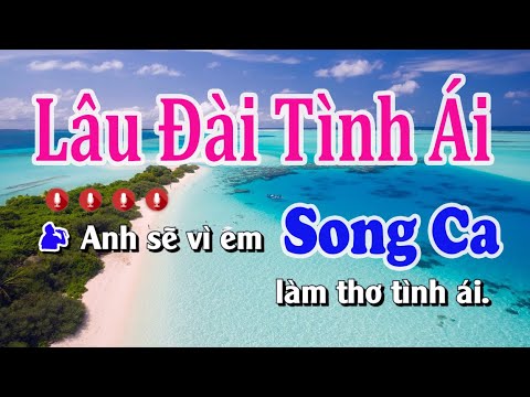 Karaoke Lâu Đài Tình Ái Song Ca | Nhạc Sống Nguyễn Linh