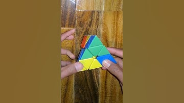 Pyraminx Cube On Beat🥳🤔 #shorts #ytshorts