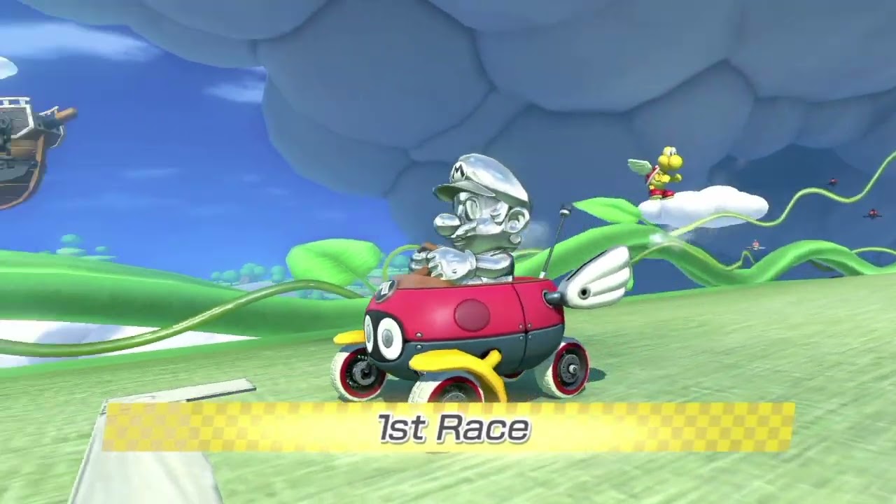 Pink Gold Peach & Metal Mario NSMK8D 200cc Vol 61