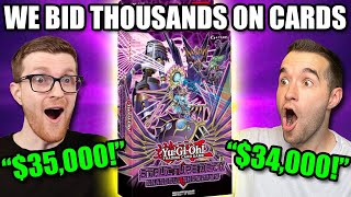 We Bid THOUSANDS on Different Yu-Gi-Oh! Cards! | Yu-Gi-Oh! Auction Series