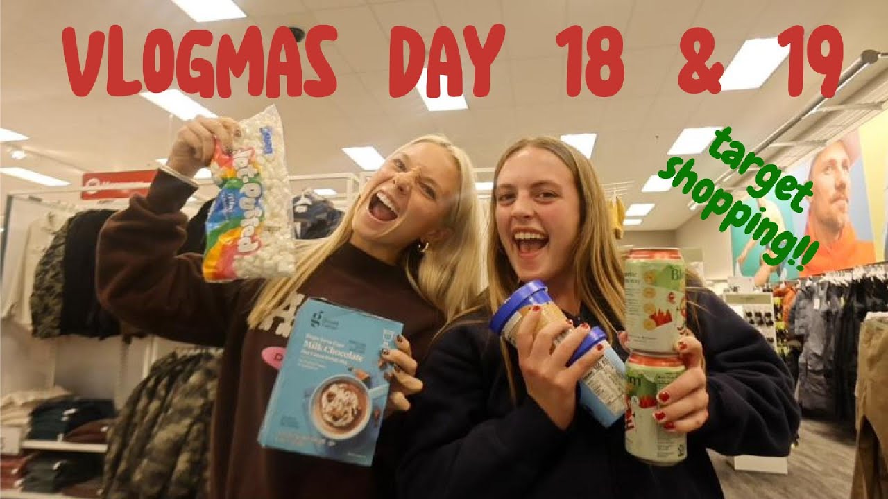 Come to Target with us🛒🎯 || Vlogmas Day 18 & 19🎄🎅🏼