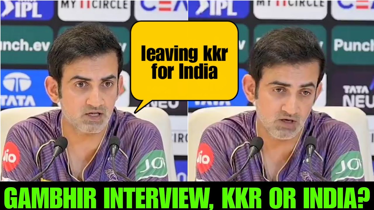 Ipl Interview IPL 2025: Gambhir leaving KKR? Joining India? Full Interview | Ami KKR ...