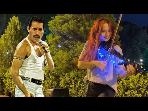 Queen - Don't Stop Me Now Violin Cover | This Performance Holds The Key To Raising The Dead