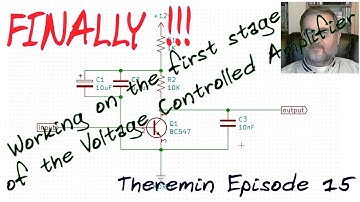 Theremin Episode 15: VCA stage 1