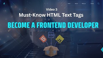 📌 Video 3: HTML Text Formatting Explained | Paragraph, Headings, & Styling Tags