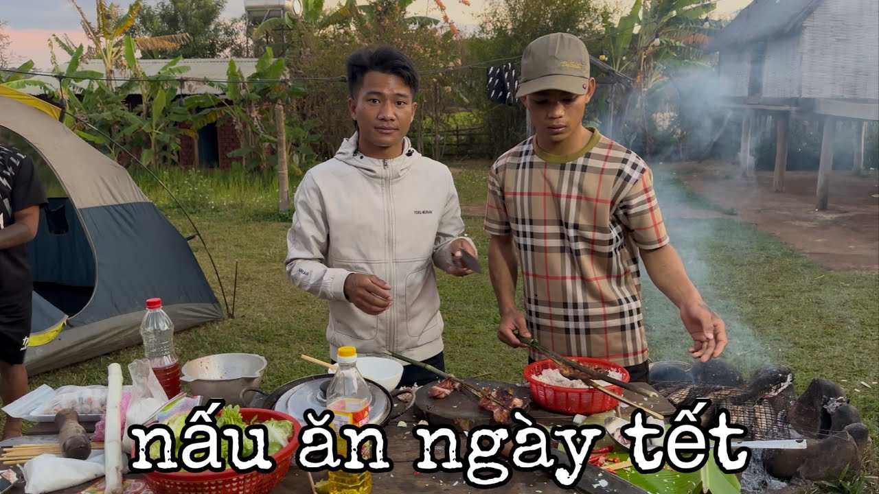 Y ĐIÊU CÙNG TEAM | CẮM TRẠI LÀM ẨM THỰC | NGÀY TẾT | 