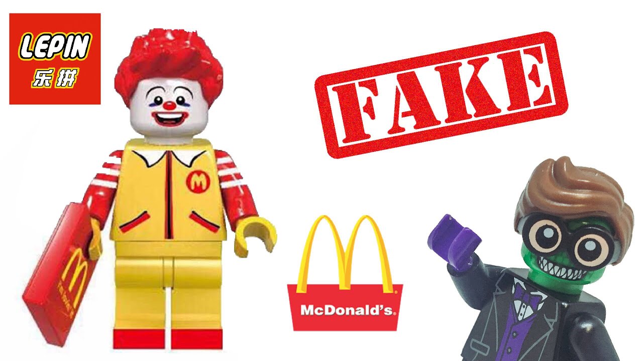 McDonalds Fries Outfit Fast Food Mascot Minifigure – Minifigure Bricks ...