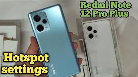 Hotspot Setting In Redmi Note 12 Pro Plus, How To Set Hotspot Password In Redmi Note 12 Pro