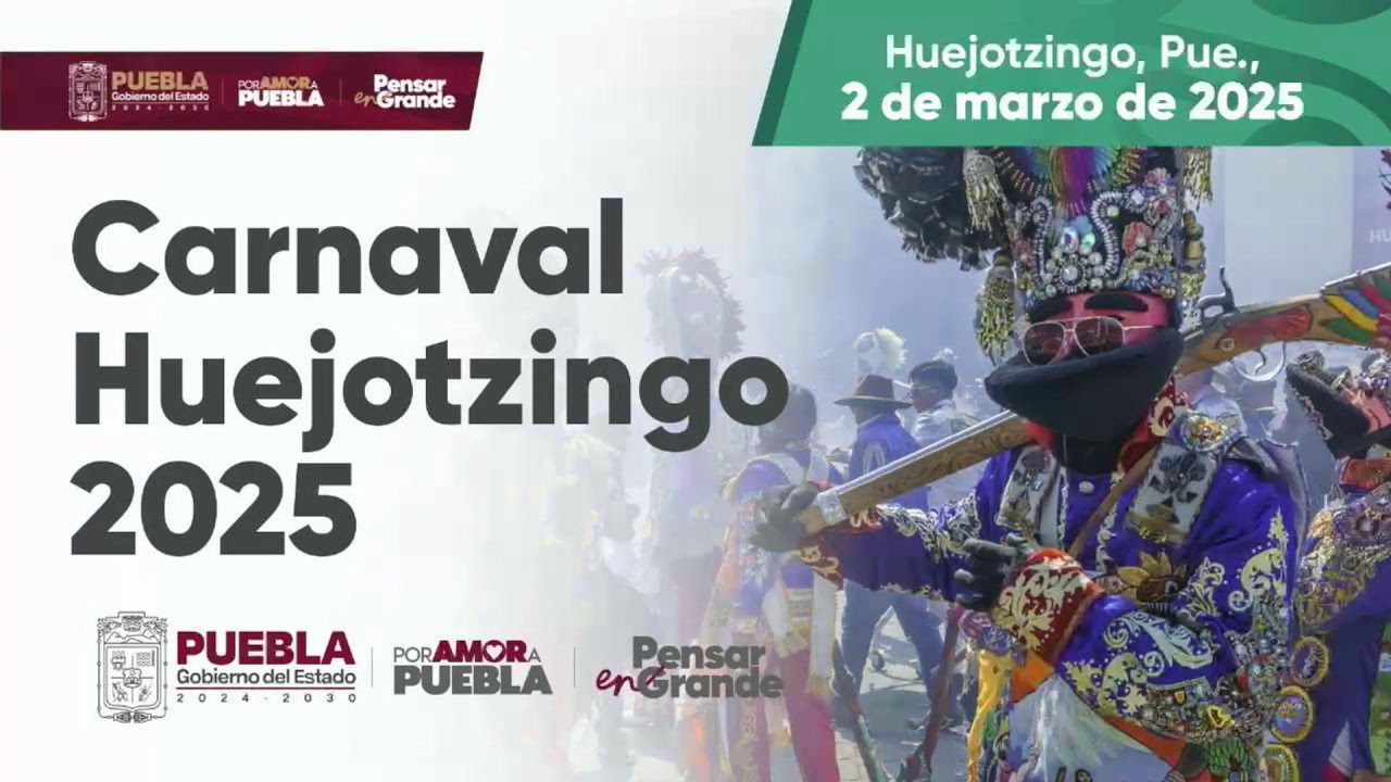 157 edición del Carnaval de Huejotzingo 2025.