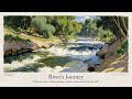 River’s Journey | A Playlist of Flow and Freedom | Work Study Read 作業用 リラックス 勉強 作业用 放松 学习
