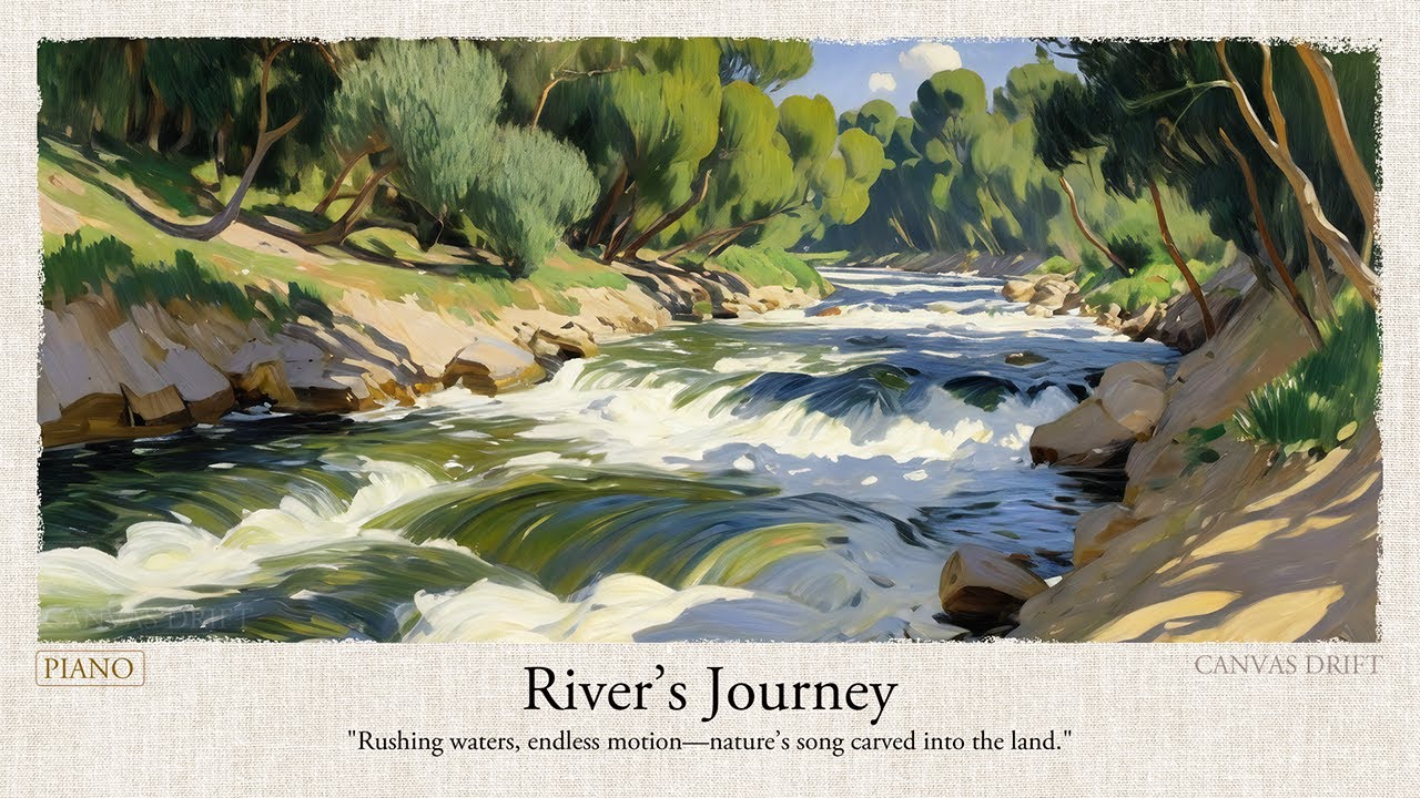 River’s Journey | A Playlist of Flow and Freedom | Work Study Read 作業用 リラックス 勉強 作业用 放松 学习
