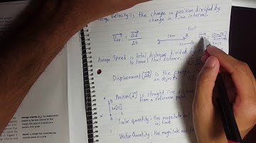 SPH4U Chapter 1.1 motion and motion graphs