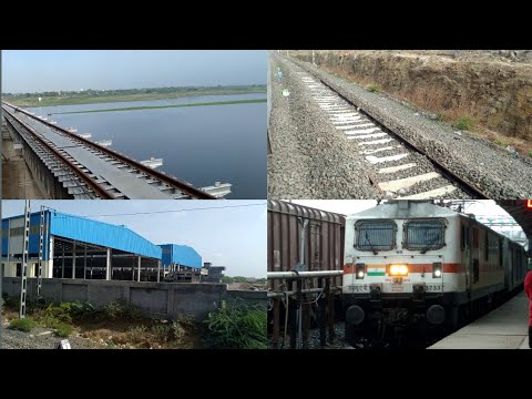 Bhalwani - Bhigwan Line Doubling and Electrification as of June, Solapur Division