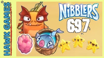 Fruit Nibblers Level 697 - 3 Stars Walkthrough, No Boosters