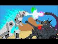 Mechagodzilla  vs Monster Tanks - Animados Sobre Tanques - Part 7