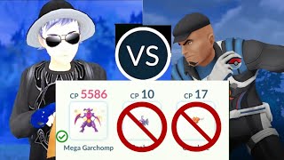 MEGA GARCHOMP IS UNSTOPPABLE! Buzzer Beater WIN in pokemon Go Rocket Battle v.s Cliff 2024