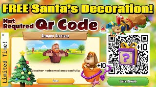 Hay Day QR Code Gift 🎁 | FREE Santa’s Gift \u0026 Sand Toys Decoration! 🎄✨ (Limited Reward) #hayday 