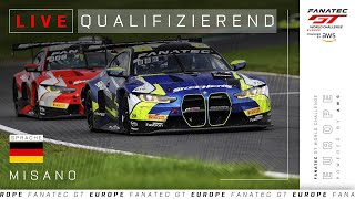 LIVE | Qualifizierend | Misano | Fanatec GT Europe 2024 (Deutsche)