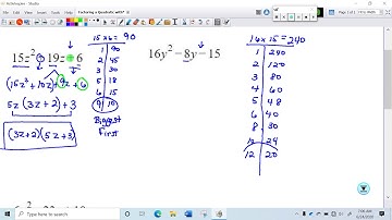 Factoring a Quadratic with Leading Coefficient Greater Than 1 Problem Type 3
