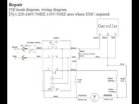 Makita MLT 100 Wiring diagram (220V) - YouTube