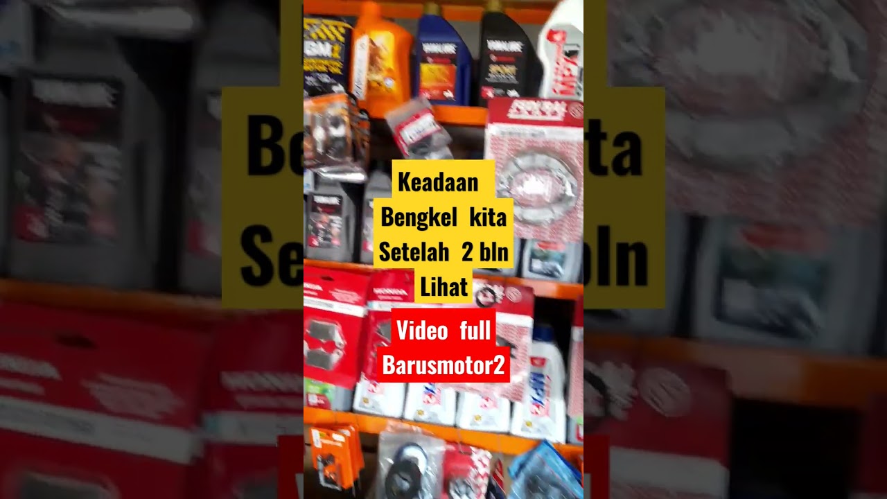 susuna barang  bengkel motor yang  rapi !!! sperpart
