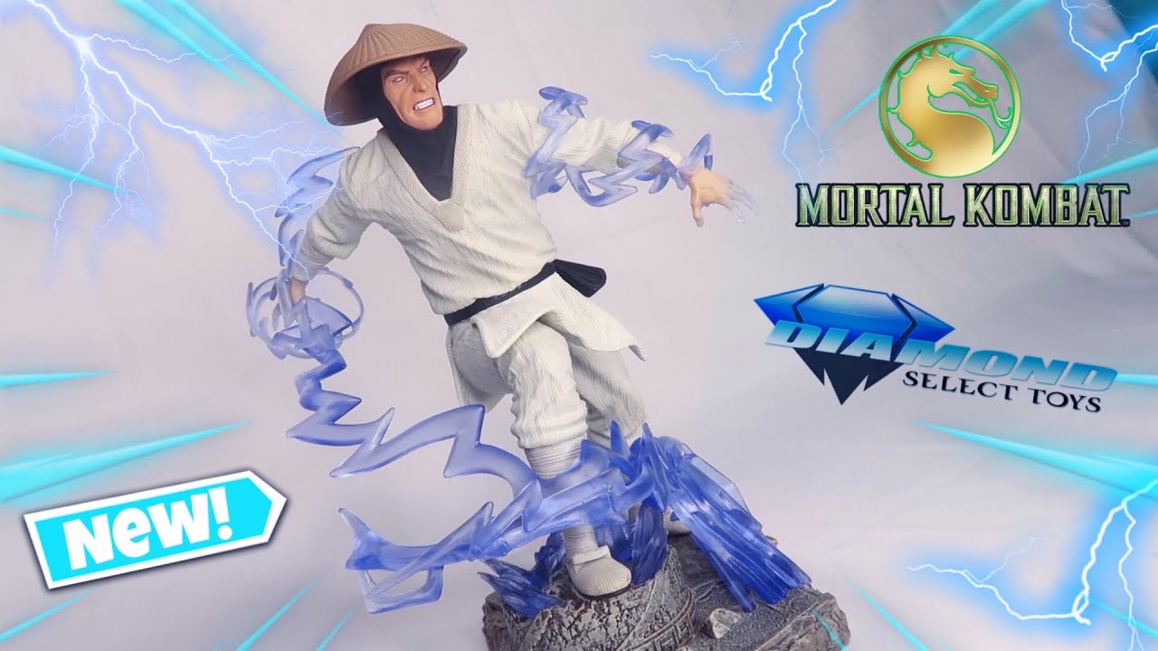 Mortal Kombat DIAMOND SELECT TOYS RAIDEN FIGURE UNBOXING - YouTube