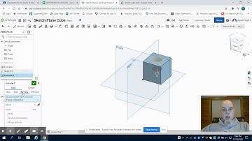 Grade 6 Sketch Plane Cube-  PLTW using OnShape (Design and Modeling)