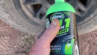 “Slime” Tire Sealant Did Not Work! by Poe Homestead - AZ Offgrid 128 views 1 year ago 3 minutes, 13 seconds