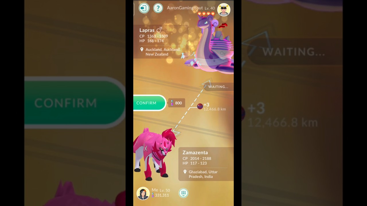 He Traded me his Shiny Gigantamax Lapras 😭❤️| Pokemon Go |