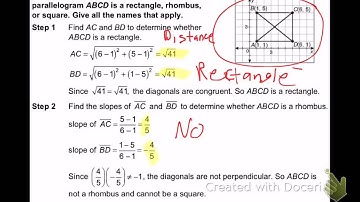 Section 6.5 (Conditions of Special Parallelograms)