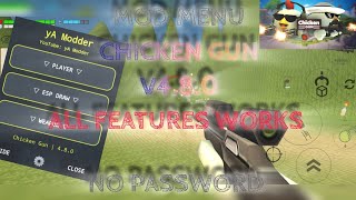 MOD MENU CHICKEN GUN V4.8.0 || ANTI KICK ANTI BAN ESP PLAYER TROLL TELEPORT KILL - NO PASSWORD