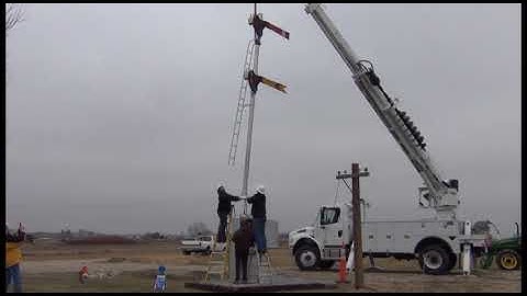 Hoisting a Style "B" Semaphore Signal