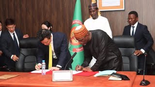 Le Niger et la Chine ont signé plusieurs accords stratégiques dans le secteur pétrolier à Niamey