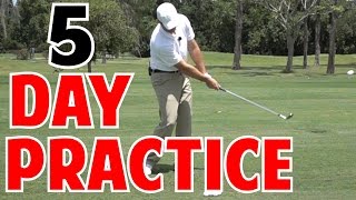 Golf Consistency | 5 Day Practice Plan