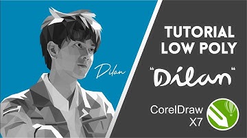 [Vector Art] Tutorial Low Poly "Dilan" | Speed Art Tutorial dengan Coreldraw
