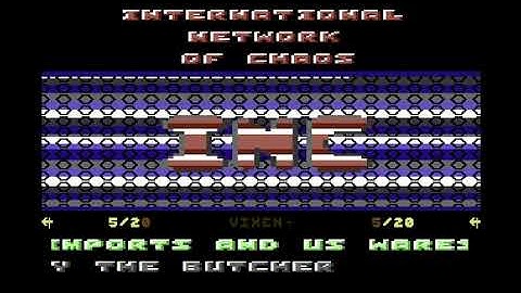 International Network of Chaos (INC) Intro 2 ! Commodore 64 (C64)