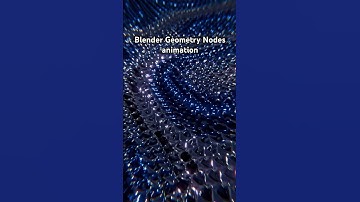 Blender Geometry Nodes Animation #relaxing #blender3d #geometrynodes r