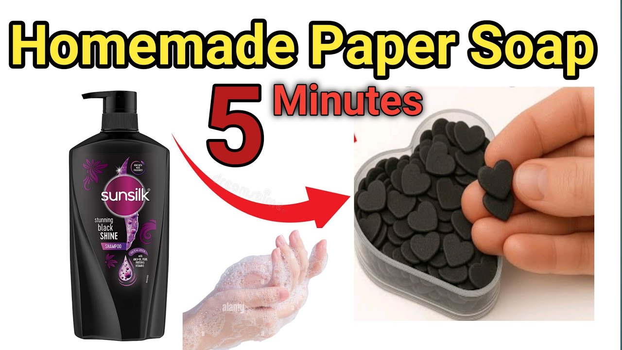 Paper Soap || How to make paper soap at home easy || Easy Paper soap