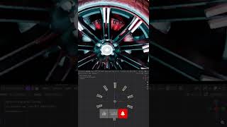 Blender Aston Martin  Rim Fender Modeling Workflow #blenderlightning
