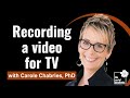 Higher Education Leadership and Recording a Video for TV with Carole Chabries, PhD