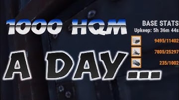 1000 High Quality Metal Zerg Base Tour - Rust: Console Edition