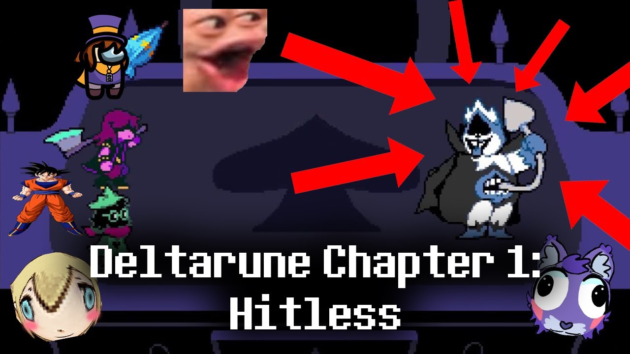 Nohitting the entire deltarune chapter 1 any youtube
