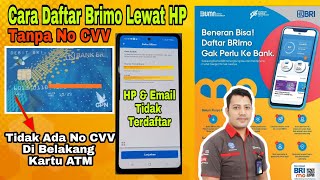 CARA DAFTAR INTERNET BANKING BRI (BRIMO) LEWAT HP TERBARU TANPA NO CVV