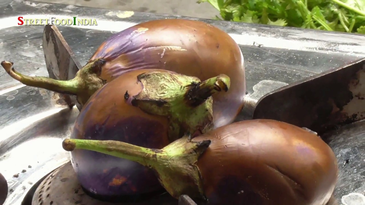 Brinjal Chutney with Coriander - Village chutney - వంకాయ ,కొత్తిమీర పచ్చడి | Street Food INDIA