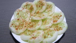 Mexican Cucumber Snack