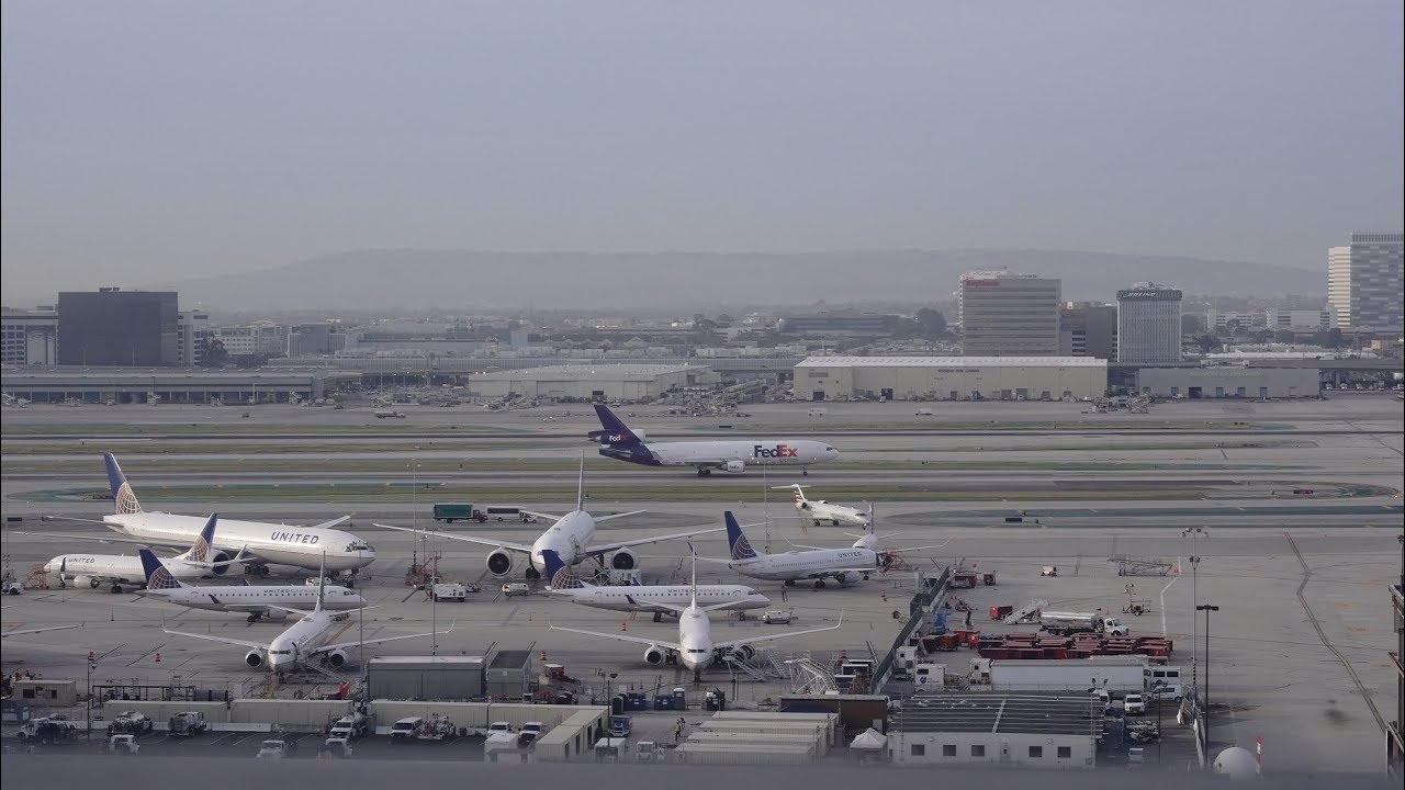 Los Angeles LAX Airport with ATC Virgin Atlantic YouTube