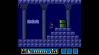 SMB3 for Super Mario All-Stars Custom Level #572 - Flooded Basement