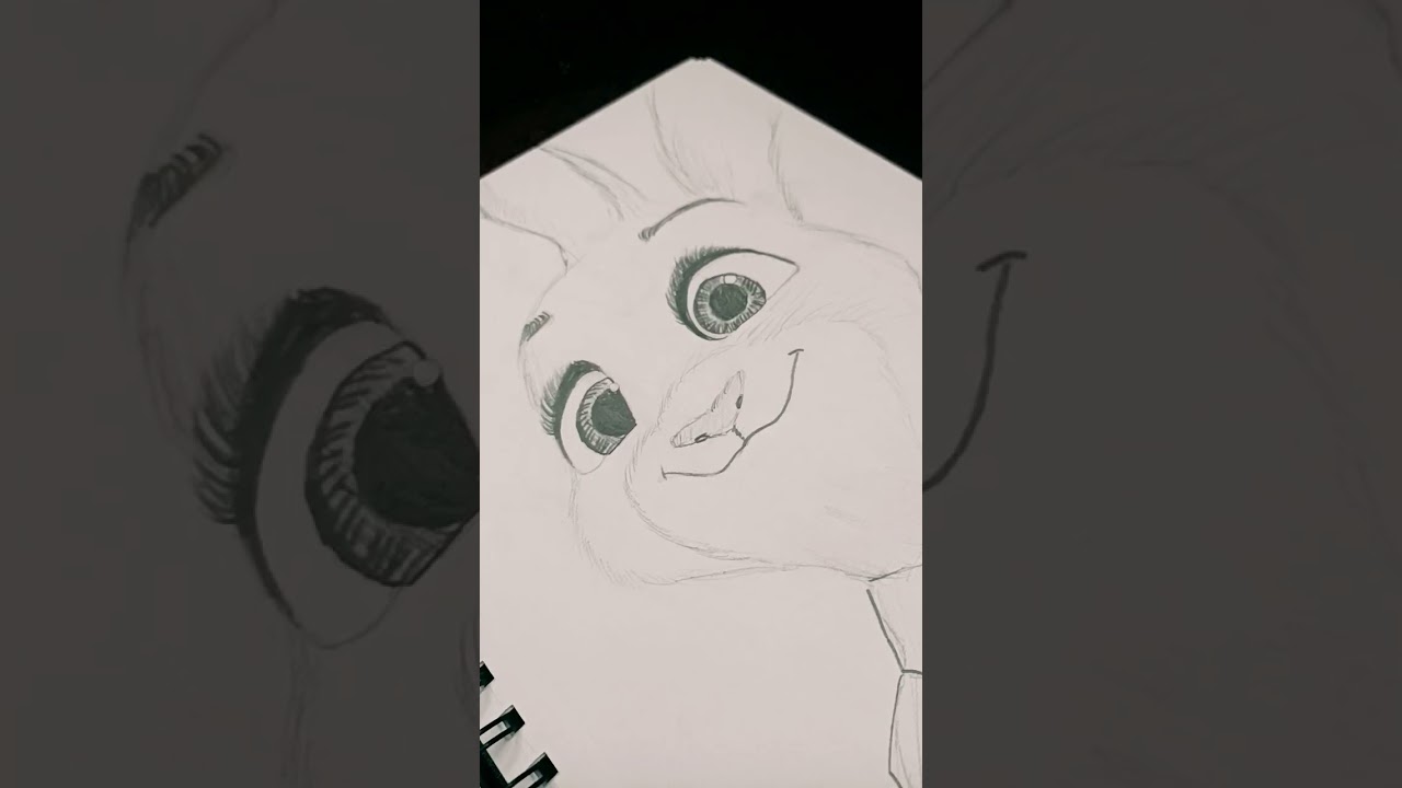 Judy Hopps sketch @learnwithkrishnaamahesh