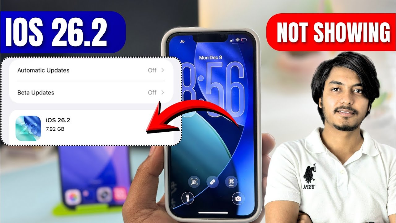iOS 26.2 Update | How To Update iOS 26.2 | iOS 26.2 Update Not Showing Fix | Install iOS 26.2 | 